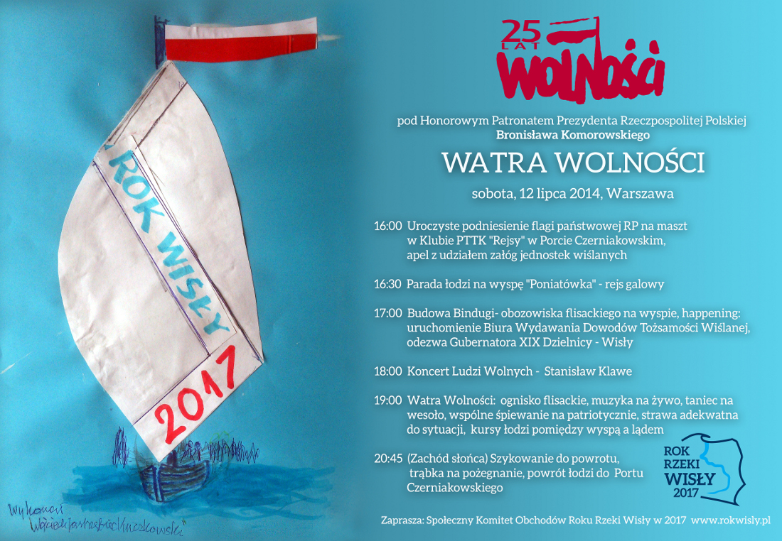 Plakat Watra Wolności 12 lipca 2014