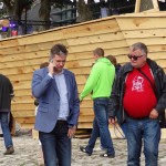Marszałek Województwa Świętokrzyskiego Adam Jarubas na Polskim stoisku w trakcie festiwalu Loary w Orleanie